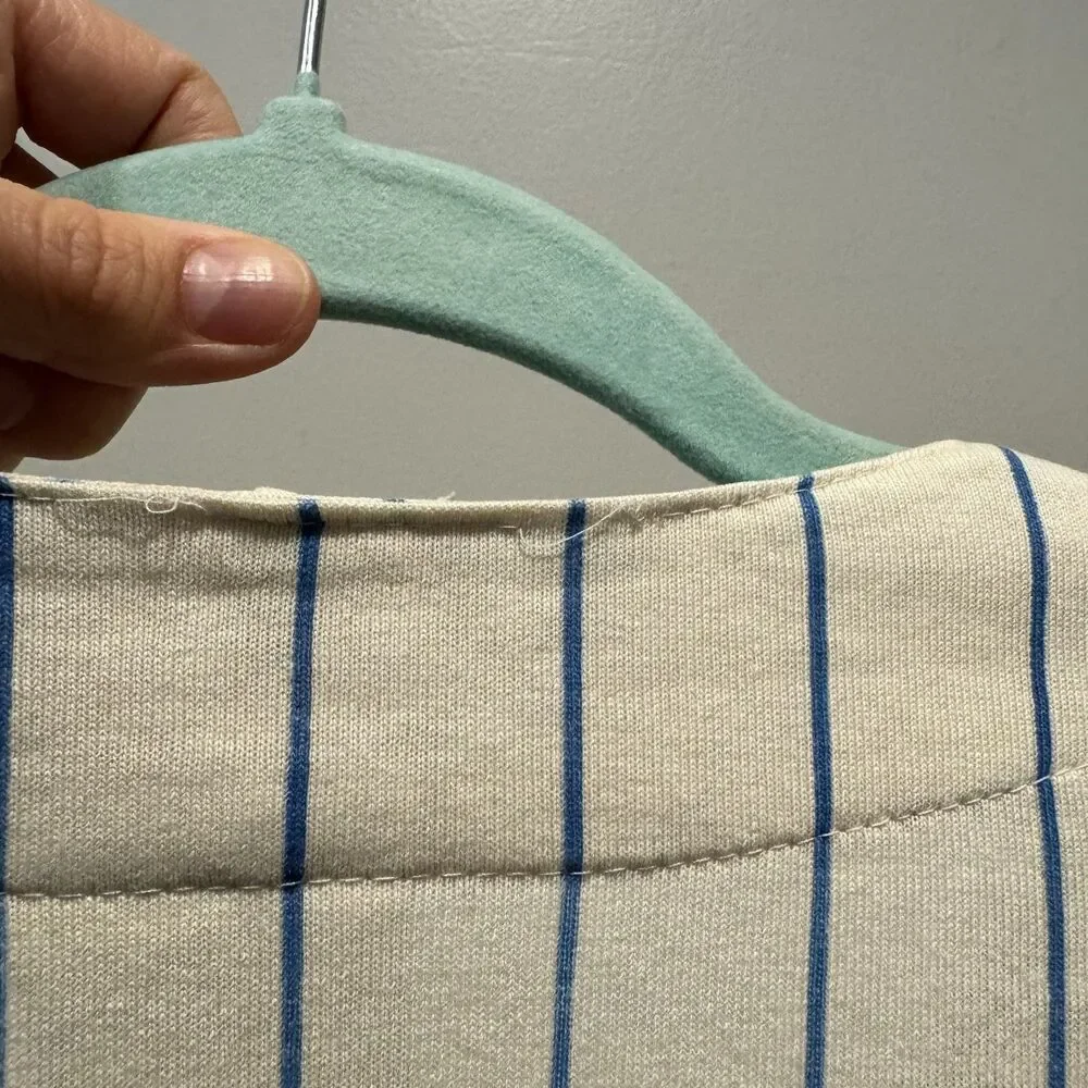 Vintage Majestic Chicago Cubs 90s Blank Pinstripe Baseball Jersey Mens sz XL - Picture 8 of 10